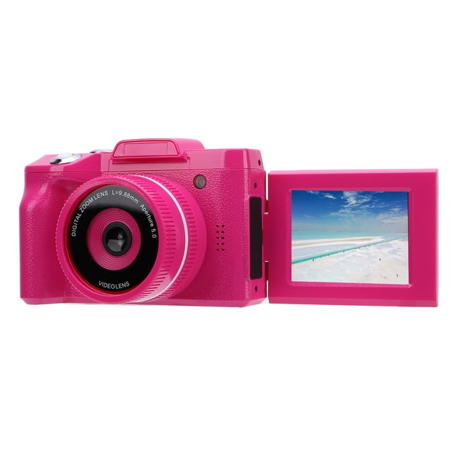 Cámara Digital de 16MP HD, IMAGENES TRANSPARENTES 16X LOS EJES MÚLTIPLES ZOOM EVITAN LA CAMARA DIGITAL DE BATIDO PARA VLOGGING