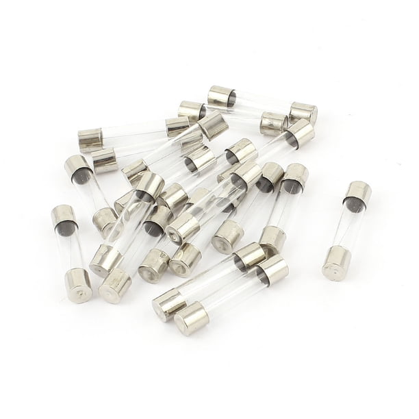 20 piezas de fusibles de vidrio de 6 x 30 mm de baja capacidad de ruptura rápida 1.5A 250V