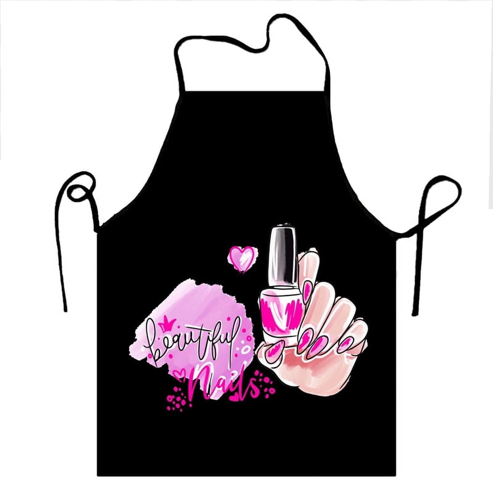 Custom Bib Nail Polish Is My Power Apron for Men Women Adult Chef Cooking Kitchen Nail Polish Tablier Cuisine Painting