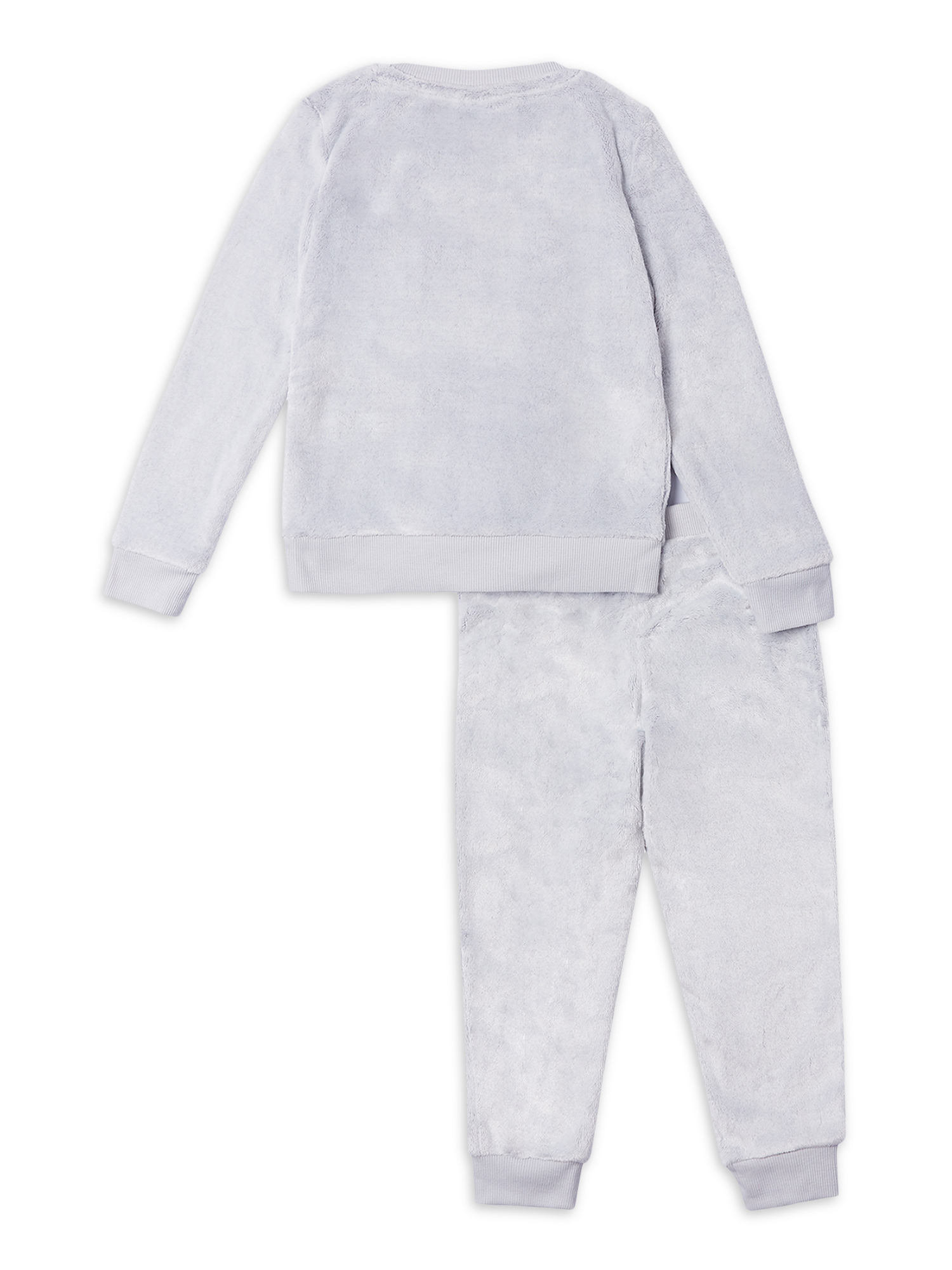 Wonder Nation Toddler and Baby Girl Minky Jogger Outfit Set, 2-Piece, Sizes 0/3M-5T - image 3 of 3