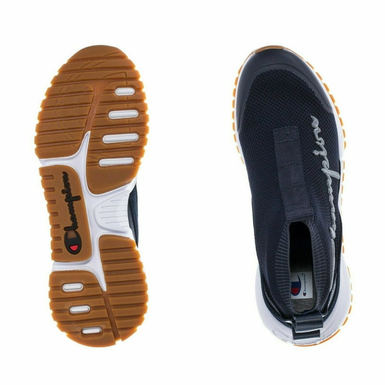 CHAMPION RF MID SLIP ON SNEAKER TRAINER ATHLETIC MEN SHOES NAVY