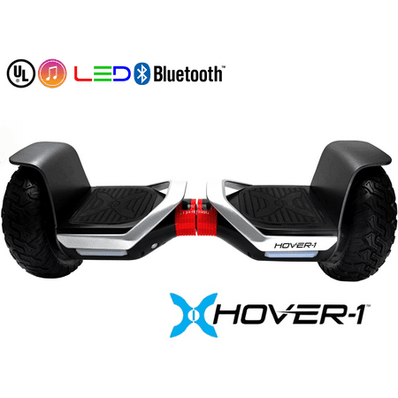 Hover-1 Beast UL Certified Electric Hoverboard w/ 10 Off-Road Wheels, LED Lights, Bluetooth Speaker, and App (Best Off Road Hoverboard)