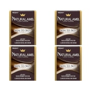 4 Pack - Trojan Naturalamb Natural Skin Lubricated Condoms 3 Each
