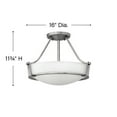 thumbnail image 2 of Hinkley Lighting - Three Light Semi-Flush Mount - Foyer - Hathaway - 3 Light, 2 of 7