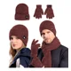 thumbnail image 1 of Gorro Bufanda Guante Conjunto Térmico Invierno Frio Unisex, 1 of 7