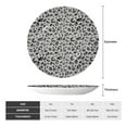 thumbnail image 2 of Wukai Wild Animal Leopard Print Print Decorative Plate for Display,Bone China Decorative Plate, Ceramic Dinner Plate with Stand, Vertical Ceramic Plate-6in, 2 of 6