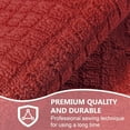 thumbnail image 4 of shiyou-Half Round Kitchen Rug, Anti Fatigue Mat, Made of 100% Polypropylene, Non-Slip, Dirt-Resistant, Absorbent, Machine Washable, 27" x18" (Red), 4 of 4