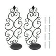 thumbnail image 3 of Wall Mounted Candle Holder, Candle Holder Iron Sturdy Durable Classical Style Foldable Design  For Weddings For Home, 3 of 8