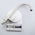 thumbnail image 3 of Grifo de cocina, grifo mezclador de cocina monomando, rotación de 360, salida de agua alta, grifo mezclador de cocina caliente y frío de acero inoxidable Dontodent Kuyhfg Sin marca, 3 of 3