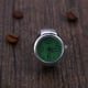 thumbnail image 2 of Reloj de anillo unisex Reloj creativo elástico de acero inoxidable Reloj de cuarzo para hombres Mujeres Pareja (Verde), 2 of 4