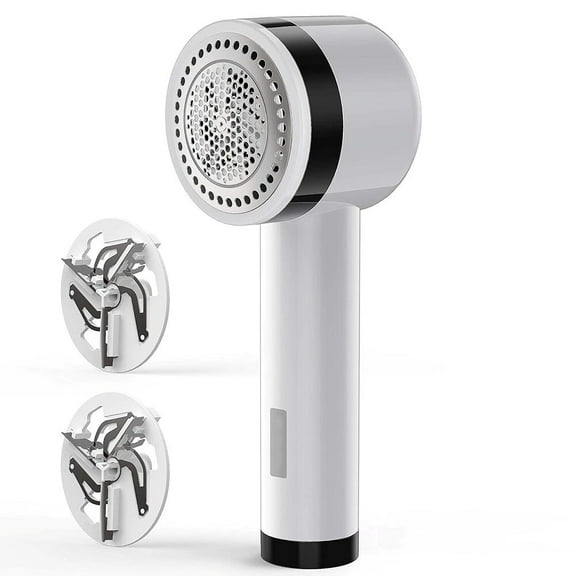 Portable lint remover, electric garment dehairing tool