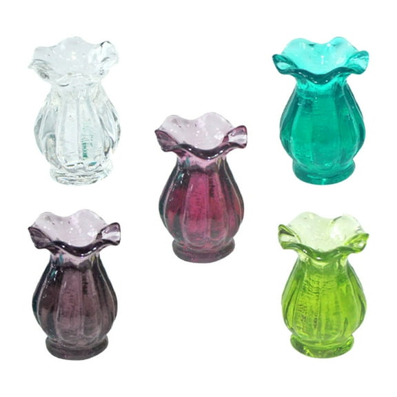 unbranded 10 Pcs Mini Vases Miniature Glass Bottle Toys Miniature Home Furnishings