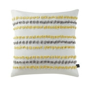 Gap Home 100% Organic Cotton Tufted Dot Decorative Pillow Yellow 20" x 20"