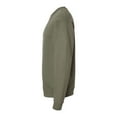 thumbnail image 6 of Hanes Unisex Perfect Crewneck Sweatshirt, Soft Pullover Fleece, Fatigue Green, XL, 6 of 7