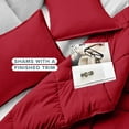 thumbnail image 5 of Bare Home Down Alternative Comforter Set - 3-Pieces - All Seasons - Oversized King, Red, 5 of 8