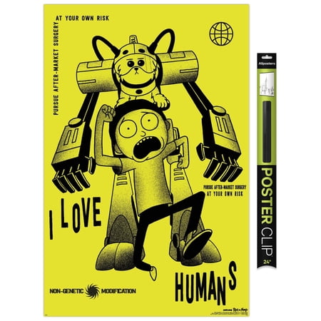 Rick And Morty: Season 9 (2026) - I Love Humans Wall Poster, 22.375" x 34"