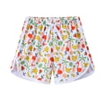 thumbnail image 5 of NIEWTR Girls Kids Cotton Shorts with Pockets Summer Elastic Waist Soft Breathable Home Play Pants 0-24Monthes 2T 3T 4T 5T 6T Shorts for Girls(A-White,3-4 Years), 5 of 5