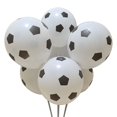 thumbnail image 3 of Juego de vajilla desechable con temática de fútbol, suministros de decoración de pasteles para fiesta de cumpleaños de niño, Baby Shower, patrón de fútbol, taza, plato, Pajita, 3 of 5