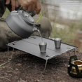 thumbnail image 2 of Mini mesa plegable de aluminio para acampar al aire libre con bolsa de transporte, portátil, ultraligera, plegable, para barbacoa, senderismo, pesca., 2 of 5