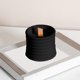 thumbnail image 3 of Portavelas de cemento meteorito | Soporte de vela de cristal sin llama | Aromaterapia y adorno decorativo | Decoración Moderna Industrial | los 8.5x8.5x7cm | 1 paquete | Acento en el hogar, 3 of 5