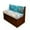 Beach Turtle, variant on Uorisanigo RV Dinette Cushions Stretch Beach Turtle Camper Seat Cushion Slipcovers Washable Camper Sofa Chair Cover Furniture Protector Cushion Covers for Couches