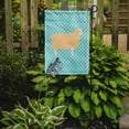 thumbnail image 2 of Carolines Treasures BB8148GF English Leicester Longwool Sheep Blue Check Garden Flag, 2 of 3