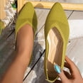 thumbnail image 2 of ShiShine Womens Mesh Knit Pointed Toe Lightweight Ballet Flats Breathable Comfort Casual Dress Shoes, 2 of 7