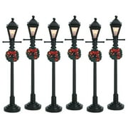 Lemax 1Pack Village Gas Lantern Street Lamp - Set of 6
