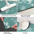 thumbnail image 3 of Turquoise Christmas Snowflake Pattern Kitchen Rug Mat,Kitchen Runner Rugs Non Skid Washable,Decorative Kitchen Floor Mats for Kitchen,Sink,Laundry,17"X47", 3 of 5