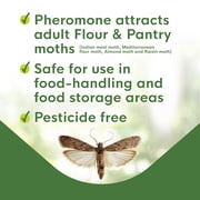 Enoz BioCare Flour and Pantry Moth Traps, Attracts and Kills Food Moths, 2 Count, 4 Pack