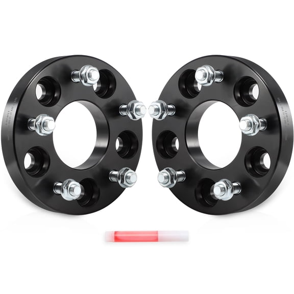 cciyu 5x4.75 to 5x4.75 Wheel spacers 1 inch 5x120.65 to 5x120.65 70.5 mm CB with 7/16" Accessories fit for Buick for Apollo for GS for GS 350 for GS 400 for GS 455 for Lesabre for Skylark 2 pcs