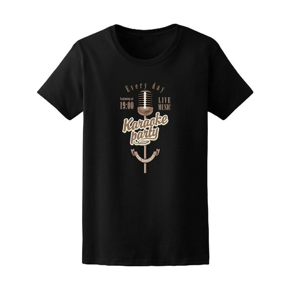 Karaoke Party Everyday Music T-Shirt Men -Image by Shutterstock, Male Small