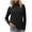 #324-Black, variant on AUNVITO Women's Casual Long Sleeve Zipper Jacket Lightweight Windbreaker Loose Fit No Hood Outerwear
