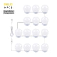 thumbnail image 1 of Mirror Light Bulb Hollywood Vanity Light Dimmable 6 10 14 Bulbs Kit Dressing Table Mirror Lamp Natural White 4000K ,Widely Use, 1 of 7