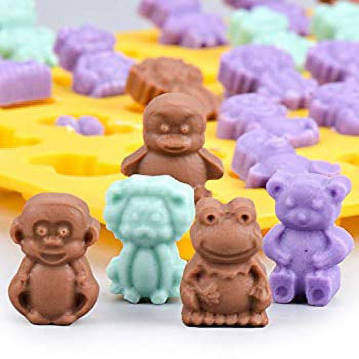 Gummy Bear & Gummy Worm Silicone Mold Set