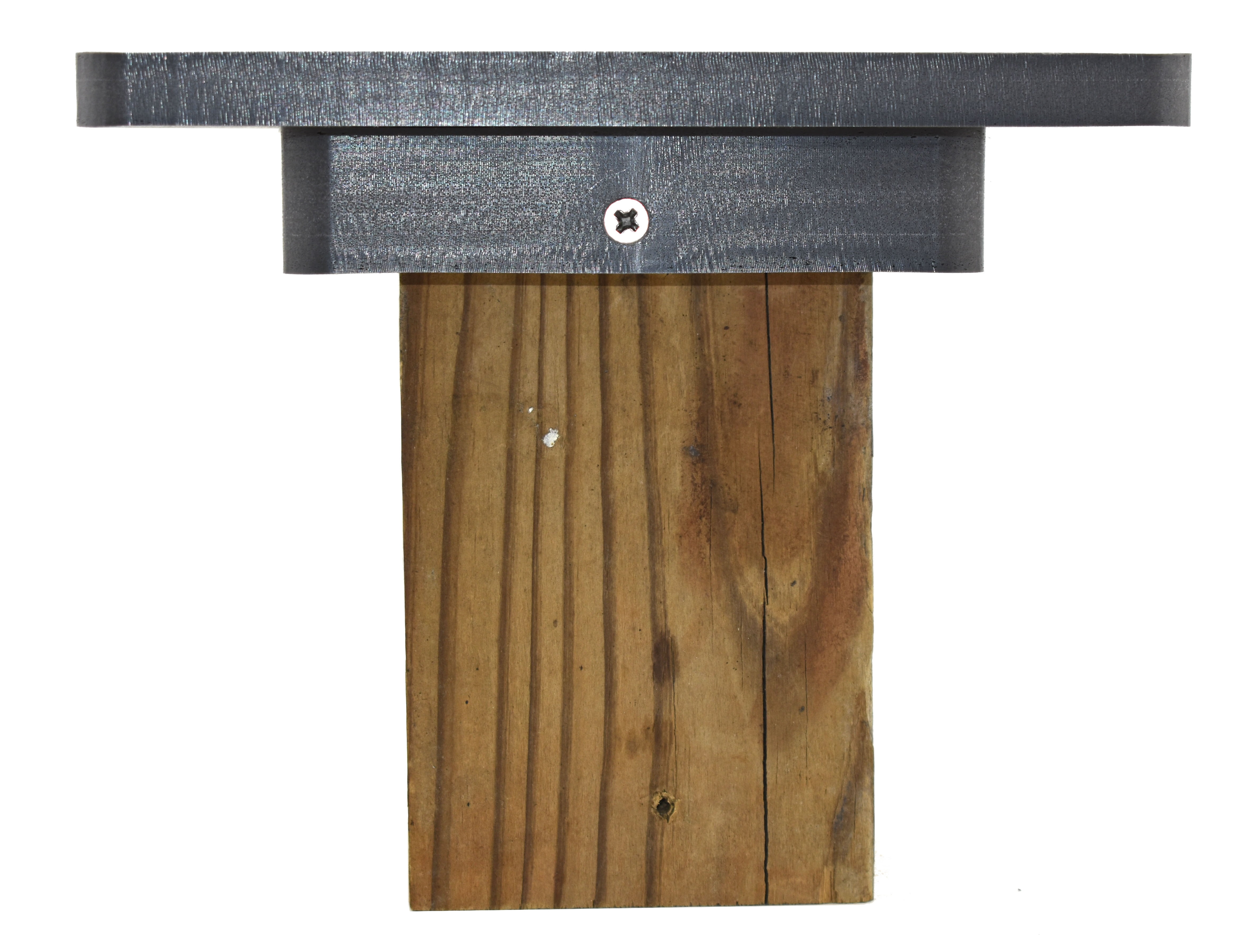 Poly 4x4 Post Mount Adapter for Bird Feeder, Bird House Mailbox with Stainless Steel Outdoor Mounting Screws