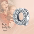 thumbnail image 4 of S925 Sparkling Clear Pave Letter Q Charm for Women Moment Charm Bracelet, 4 of 4