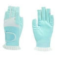thumbnail image 1 of Guantes de golf de encaje para mujeres Guantes de medio sin alivio transpirable. Azul 20, 1 of 8