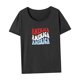 thumbnail image 4 of Camiseta para Mujer Verano Cuello Redondo Ropa Deportiva Ropa Deportiva Tops de Verano para Calle SG, 4 of 7