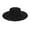 Black, variant on HNMKIU Hats Fedora Hats For Men Women Elegant Winter Wool Bucket Hat 1920s Cloche Bowler Hats Velour Bowler Hat Flat Top Hats Wide Brim Hats Black,One Size