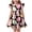 Black-09, variant on Mitankcoo Easter Dresses for Girls Cute Print Crew Neck Flutter Sleeve A-Line Dress Daily Fashion Wear 3-14Y