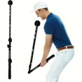 thumbnail image 1 of FINGER TEN Golf Swing Exercise Grip Training Aid for Right Handed Golfers, Golf Training Aid and Strength Correction Golf Warm Up Shot Rhythmic Flexibility Training Clubs, 1 of 8