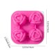 thumbnail image 4 of Yhmxh Molde para cubitos de hielo con forma de rosa, molde de silicona de 5 cm para hacer bolas de hielo, bandeja de hielo con forma de flor 3D con tapas, máquina para hacer bolas de hielo de fácil, 4 of 6