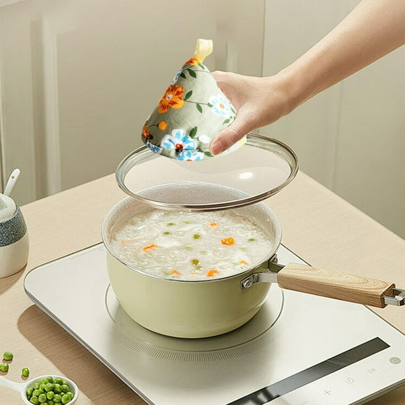 Yhmxh Kitchen Gadgets Kitchen Essentials Hot Pot Lid Handle Mitt Iron Knob Lid Pan Handle Covered Hot Pot Casserole Lid Knob Cover Protective Pot Knob Card Holders Kitchen Pot Baking Pot Handle