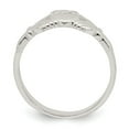 thumbnail image 3 of Auriga Fine Jewelry 925 Sterling Silver Solid Claddagh Ring Size 6 for Women, 3 of 6