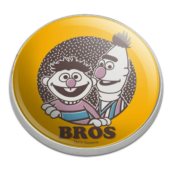 Sesame Street Bert and Ernie Bros Golfing Premium Metal Golf Ball Marker