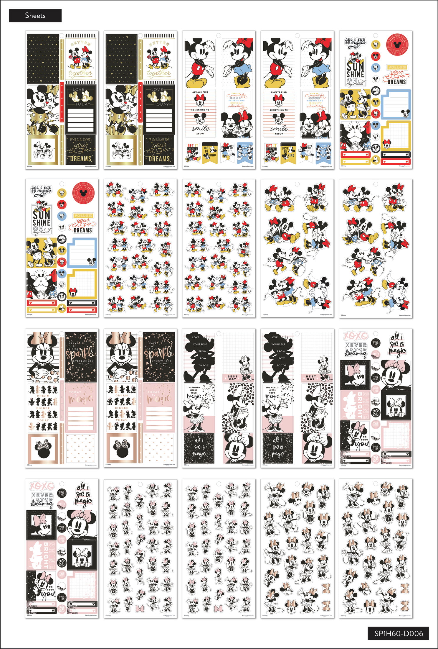 Disney Planner Stickers, Disney Stickers, Disney World, Disney Food,  Mickey, Bee Stickers, Vertical Planner -  Israel