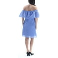 thumbnail image 2 of KENSIE $89 Womens New 1592 Blue Eyelet Off Shoulder Dress S B+B, 2 of 2