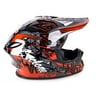 Cyclone ATV MX Dirt Bike Off-Road Helmet DOT/ECE Approved - Red - Youth Small