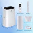 thumbnail image 6 of JoanKaren Portable Air Conditioner 14000 BTU Cools Room up to 750 Sq. ft,3-in-1 Energy-Saving Smart Floor Standing AC Unit with Cooling,Dehumidifier & Fan,DIY Window Kit, 6 of 9